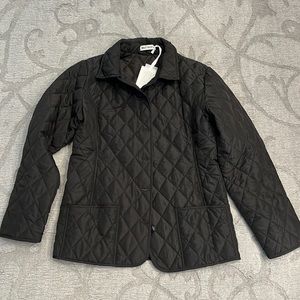 NWT Grace Karin diamond quilted black blazer/jacket.  Sz M